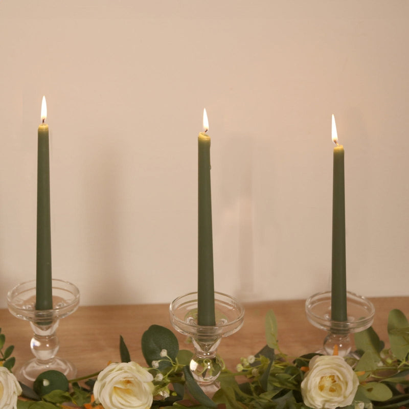 12 pcs 10" tall Premium Taper Candles