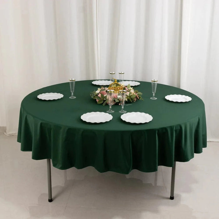 90" Premium Scuba Round Tablecloth