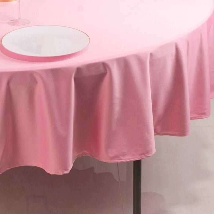 90" Premium Scuba Round Tablecloth