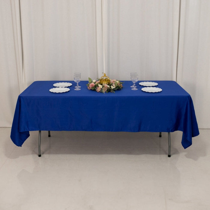 60" x 102" Lamour Satin Rectangular Tablecloth