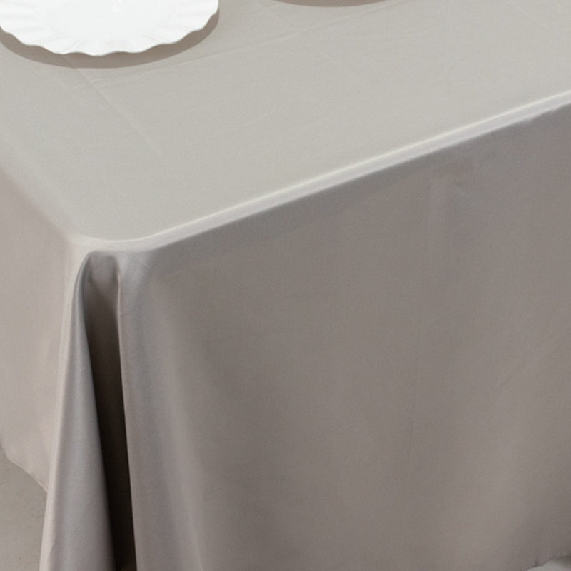 60" x 126" Lamour Satin Rectangular Tablecloth