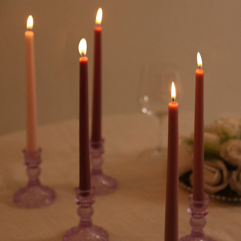 12 pcs 10" tall Premium Taper Candles