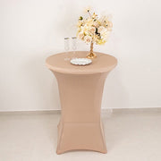Cocktail Fitted Spandex Table Cover TAB_COCK_NUDE