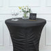 Cocktail Table Cover Ruched Pleated Heavy Duty Spandex Tablecloth