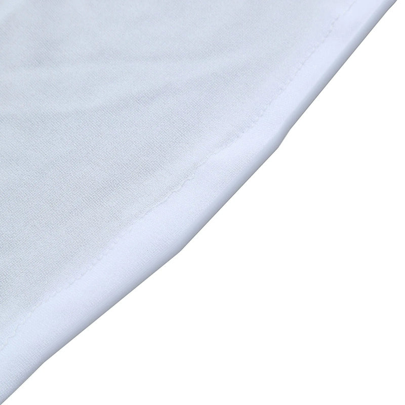 Cocktail Table Cover Ruched Pleated Heavy Duty Spandex Tablecloth