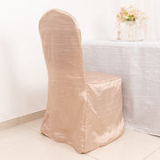 Crinkle Crushed Taffeta Banquet Chair Cover