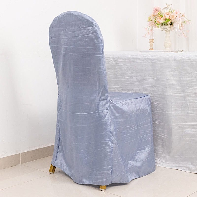 Crinkle Crushed Taffeta Banquet Chair Cover