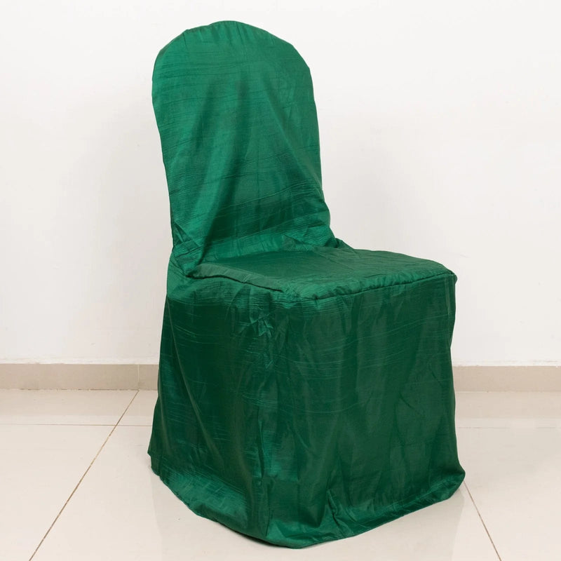 Crinkle Crushed Taffeta Banquet Chair Cover