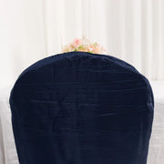 Crinkle Crushed Taffeta Banquet Chair Cover