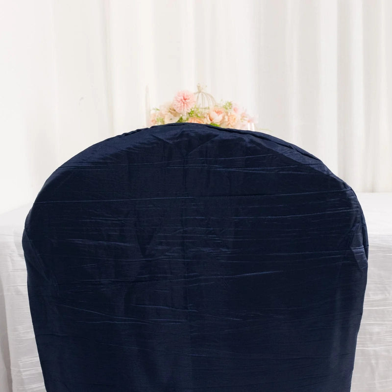 Crinkle Crushed Taffeta Banquet Chair Cover