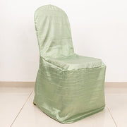 Crinkle Crushed Taffeta Banquet Chair Cover