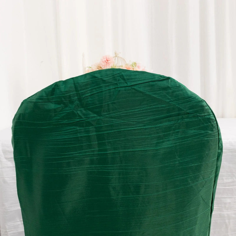 Crinkle Crushed Taffeta Banquet Chair Cover