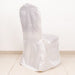 Crinkle Crushed Taffeta Banquet Chair Cover CHAIR_ACRNK_WHT