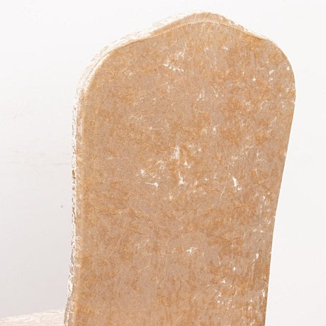 Crushed Velvet Fitted Spandex Banquet Chair Cover