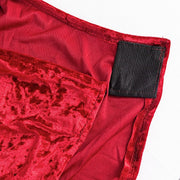 Crushed Velvet Fitted Spandex Banquet Chair Cover