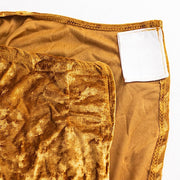 Crushed Velvet Fitted Spandex Banquet Chair Cover