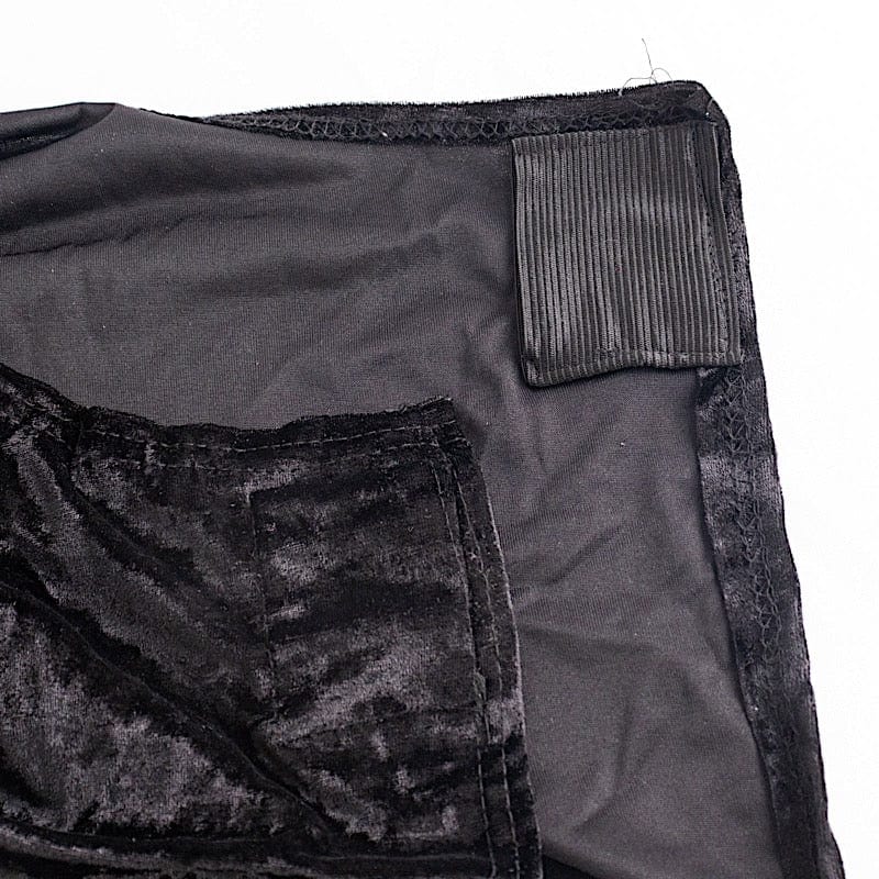 Crushed Velvet Fitted Spandex Banquet Chair Cover