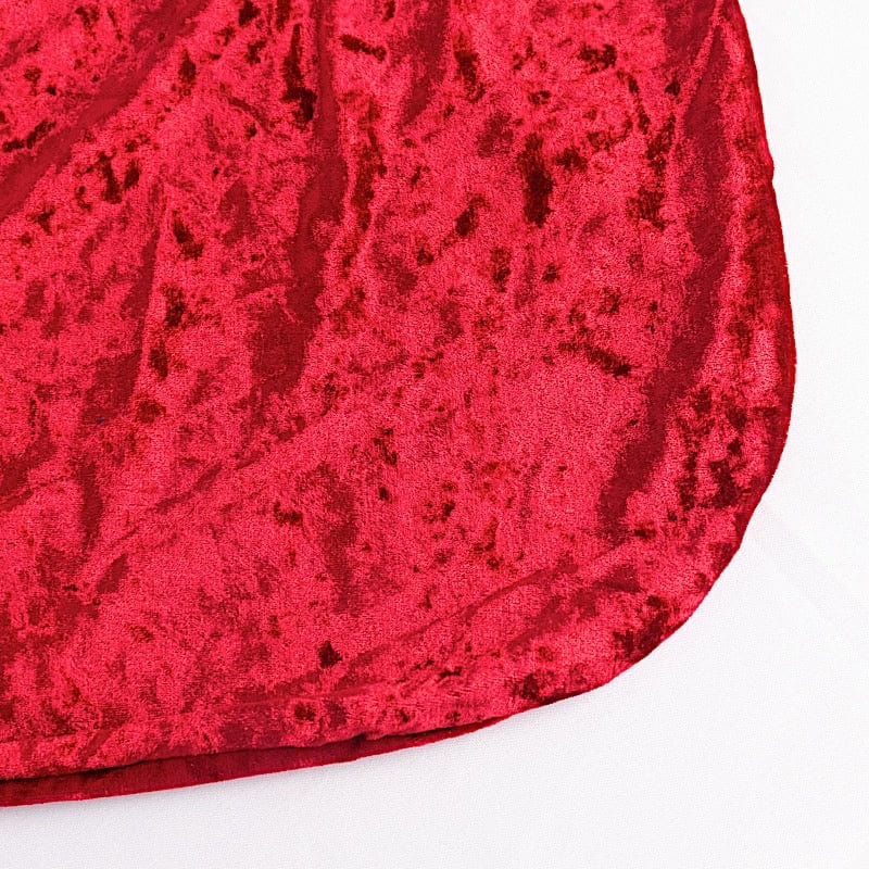 Crushed Velvet Fitted Spandex Banquet Chair Cover