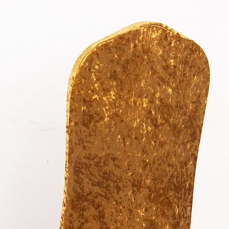 Crushed Velvet Fitted Spandex Banquet Chair Cover