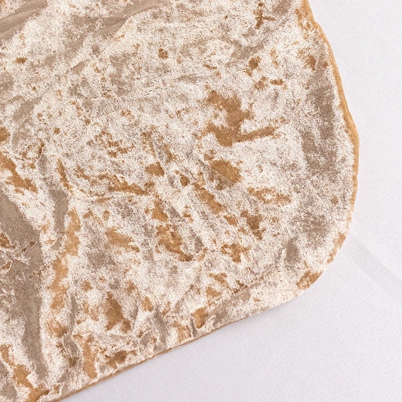 Crushed Velvet Fitted Spandex Banquet Chair Cover