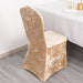 Crushed Velvet Fitted Spandex Banquet Chair Cover