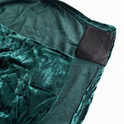 Crushed Velvet Fitted Spandex Banquet Chair Cover