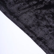 Crushed Velvet Stretch Fitted Round Highboy Cocktail Table Cover