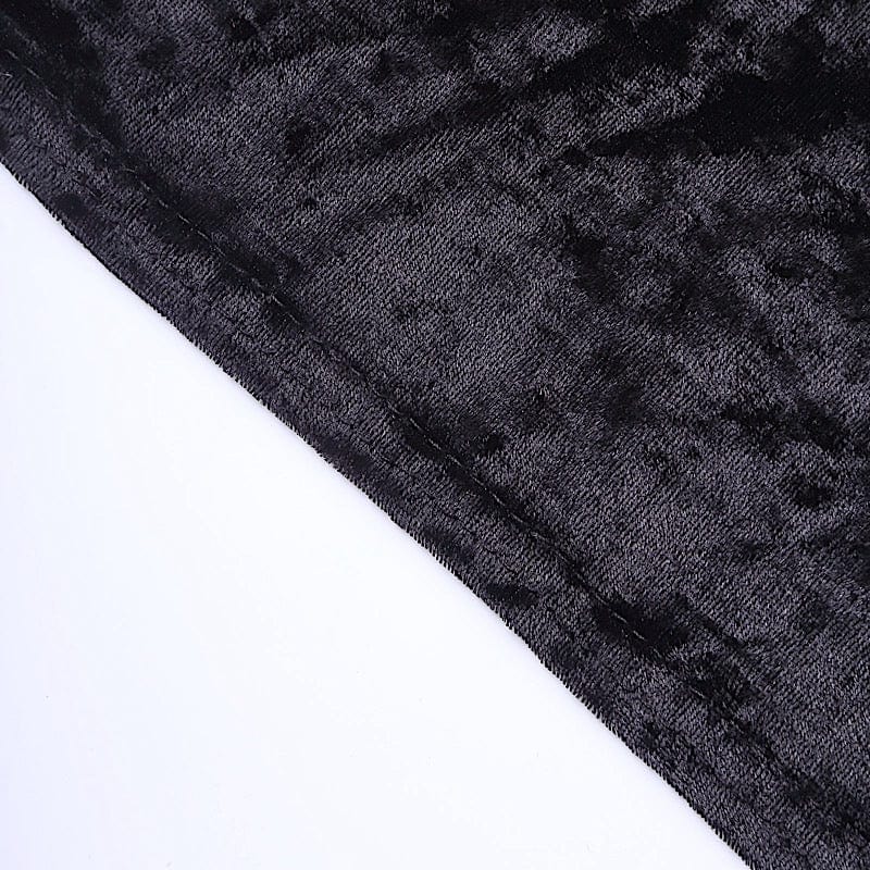 Crushed Velvet Stretch Fitted Round Highboy Cocktail Table Cover