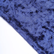 Crushed Velvet Stretch Fitted Round Highboy Cocktail Table Cover