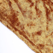 Crushed Velvet Stretch Fitted Round Highboy Cocktail Table Cover