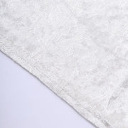 Crushed Velvet Stretch Fitted Round Highboy Cocktail Table Cover