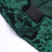 Crushed Velvet Stretch Fitted Round Highboy Cocktail Table Cover