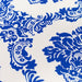 Damask Cocktail Spandex Table Cover - Royal Blue and White TAB_COCK_FLK_ROY