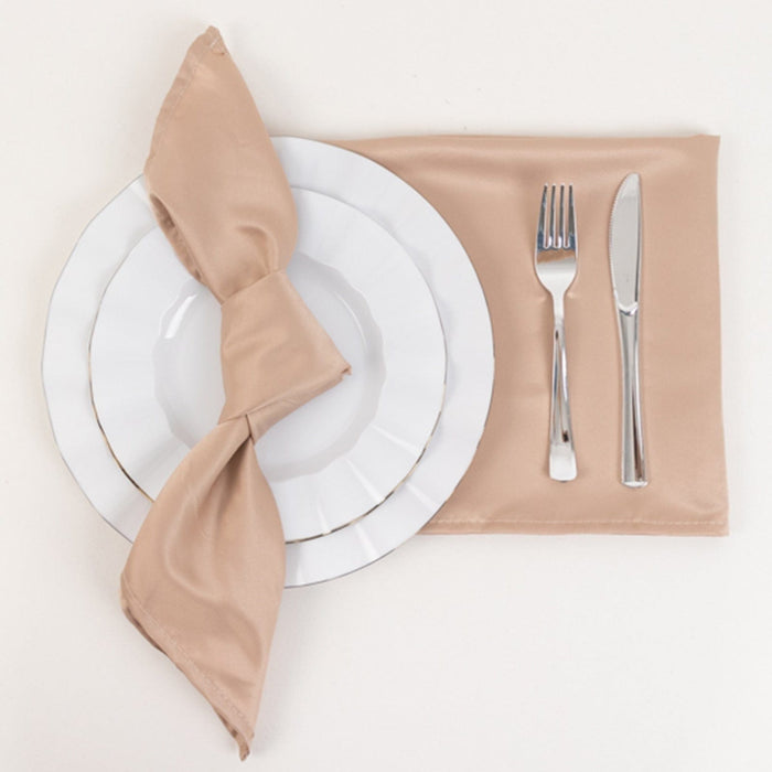 5 Lamour Satin Napkins
