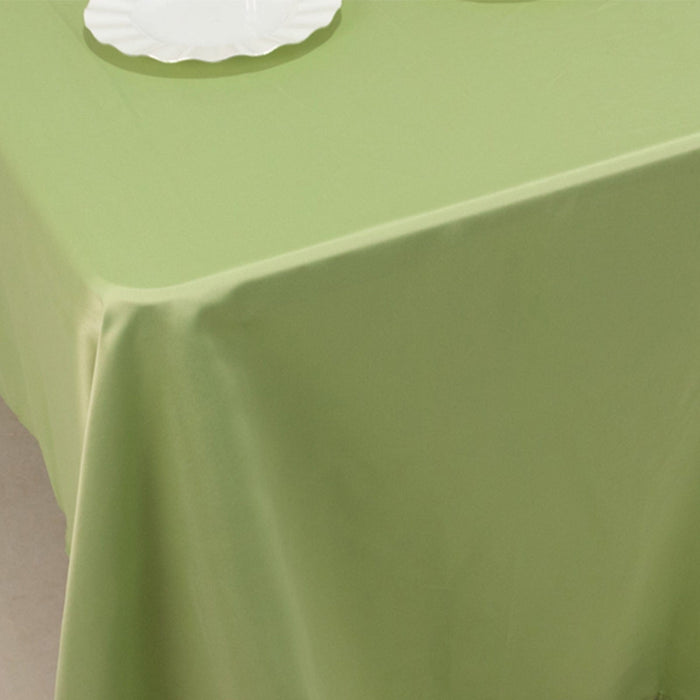 60" x 126" Lamour Satin Rectangular Tablecloth