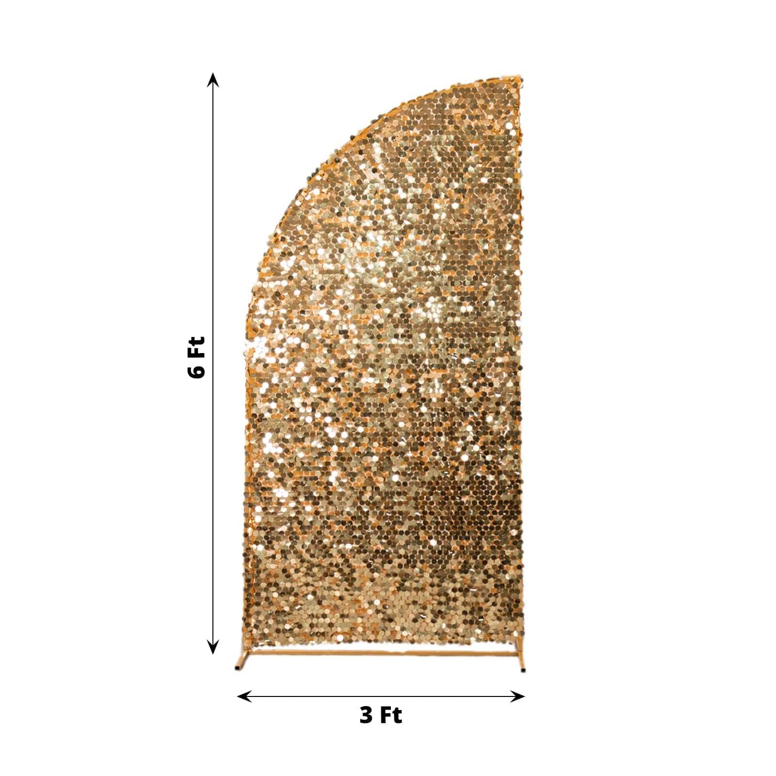 Double Sided Big Payette Sequin Chiara Backdrop Stand Cover