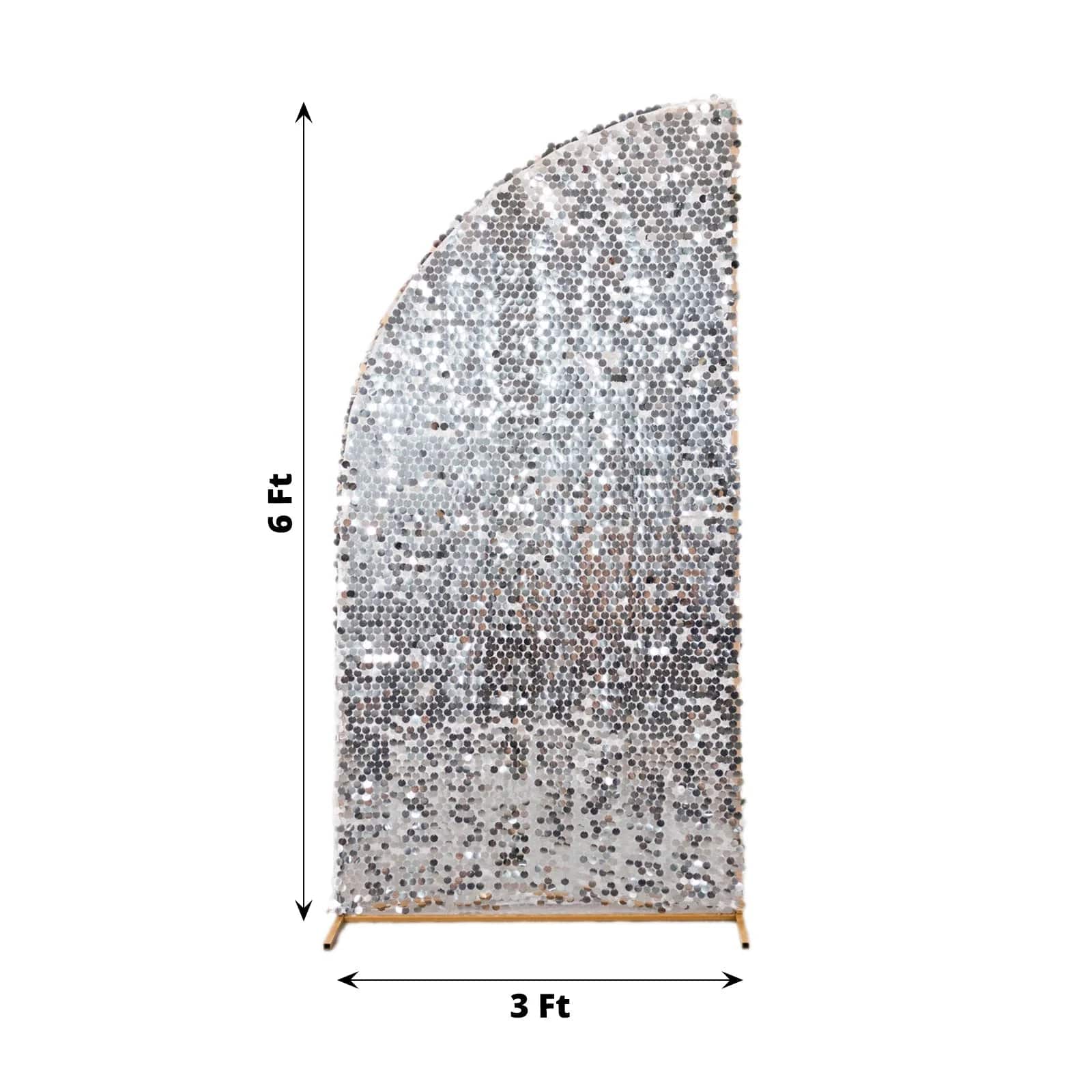 Double Sided Big Payette Sequin Chiara Backdrop Stand Cover