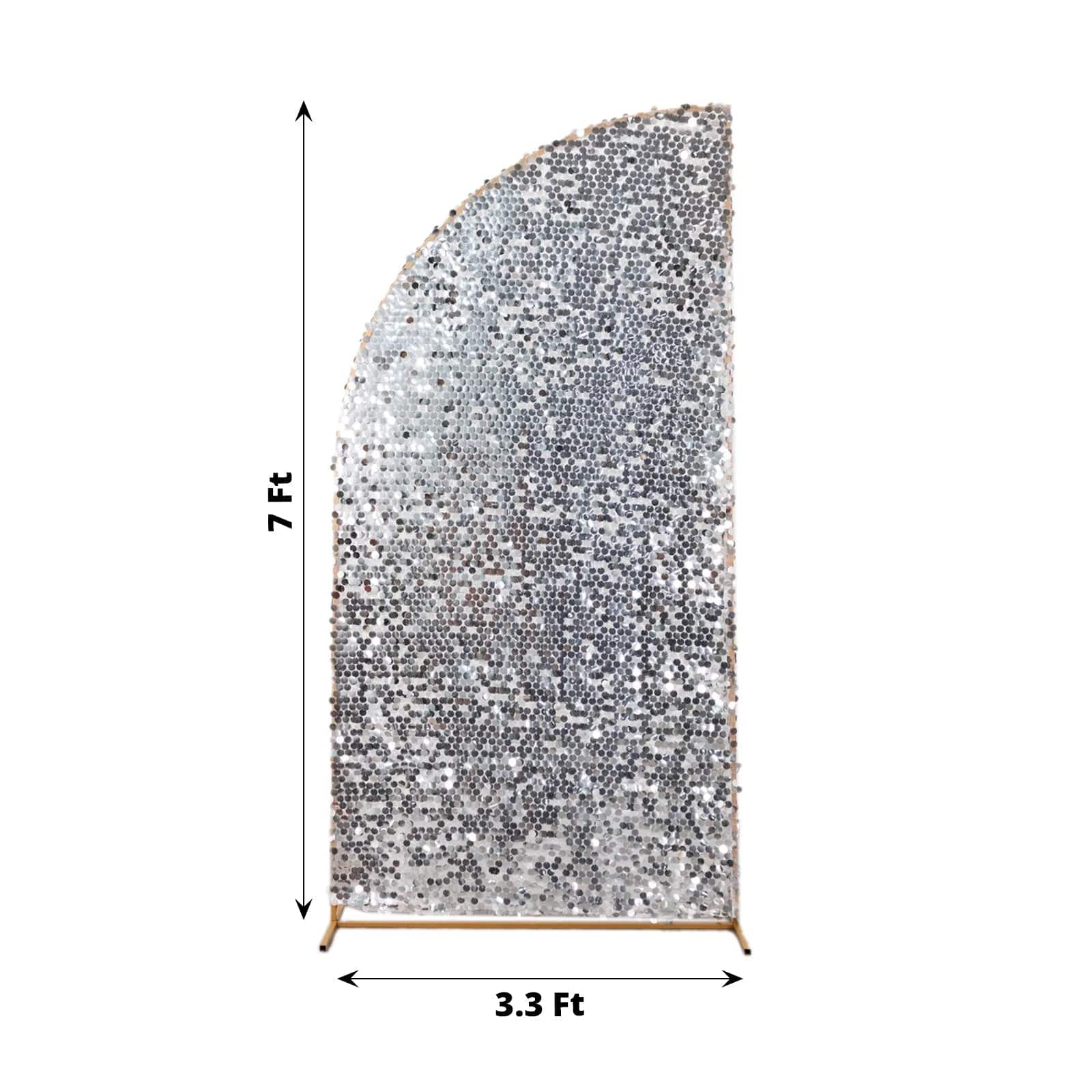 Double Sided Big Payette Sequin Chiara Backdrop Stand Cover