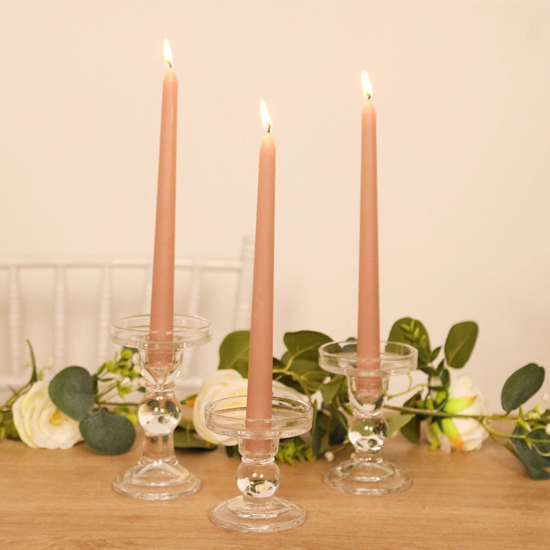 12 pcs 10" tall Premium Taper Candles