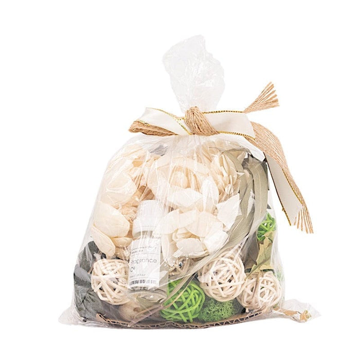 Dried Potpourri Vase Fillers with Vanilla Fragrance Oil - Assorted MOSS_FILL_007_GRN