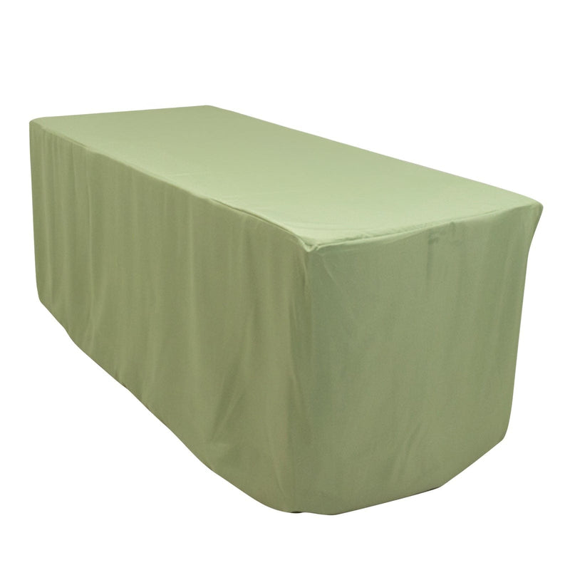 6 ft Fitted Polyester Tablecloth 72" x 30" x 30"