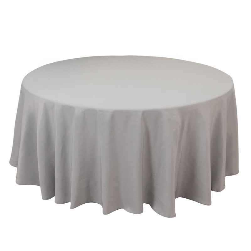 108" Premium Polyester Round Tablecloth Wedding Party Table Linens