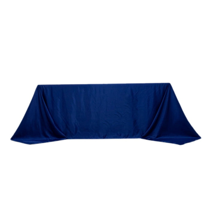90" x 132" Lamour Satin Rectangular Tablecloth