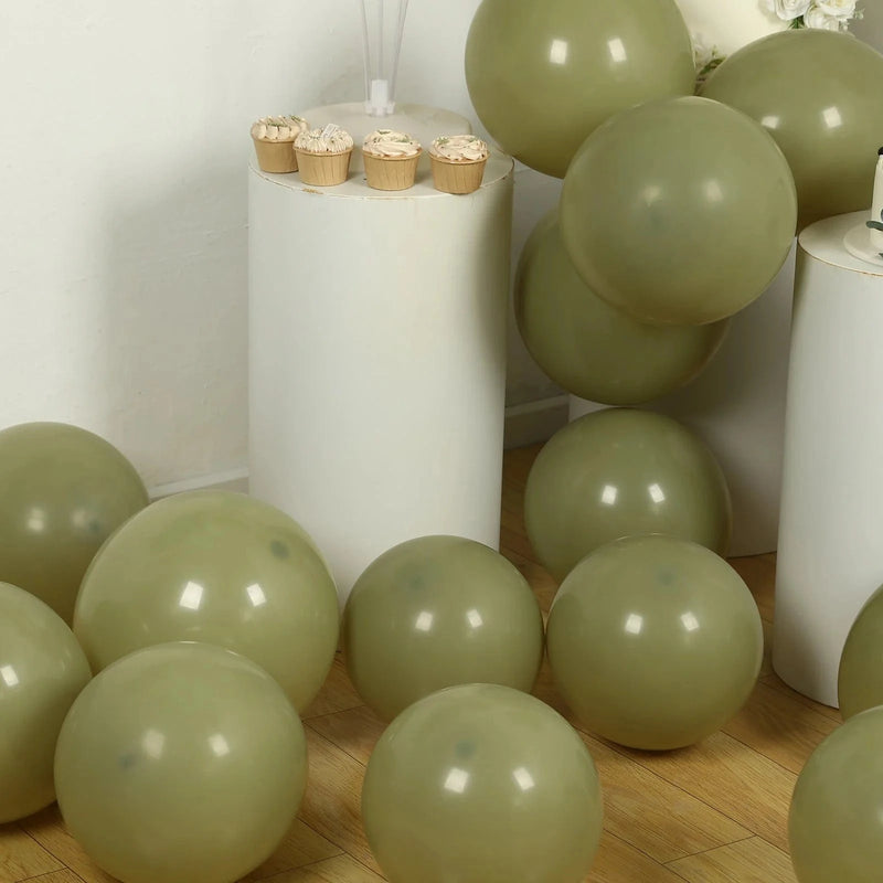 50 Matte Pastel Biodegradable Balloons