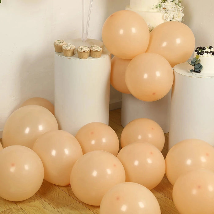 50 Matte Pastel Biodegradable Balloons