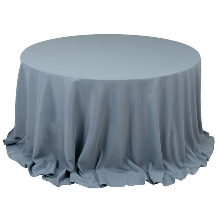 132" Premium Polyester Round Tablecloth Wedding Party Table Linens