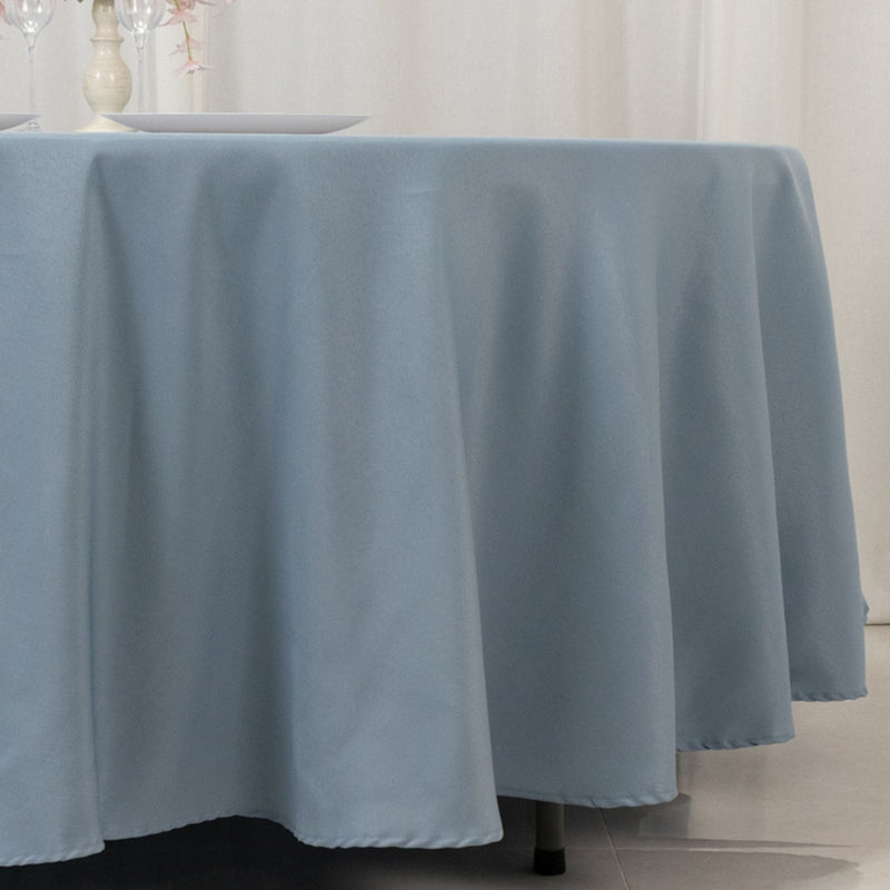 108" Premium Polyester Round Tablecloth Wedding Party Table Linens