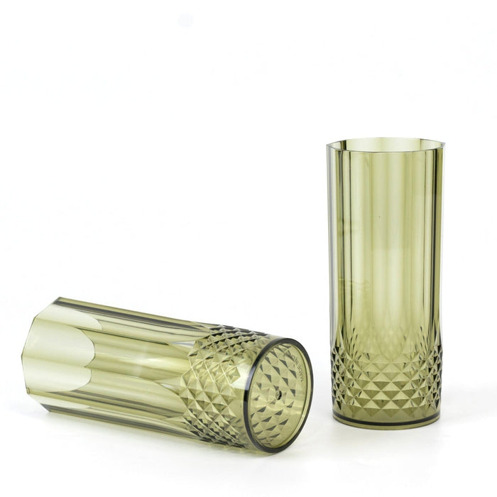 6 pcs 14 oz Crystal Plastic Drinking Glasses - Disposable Tableware