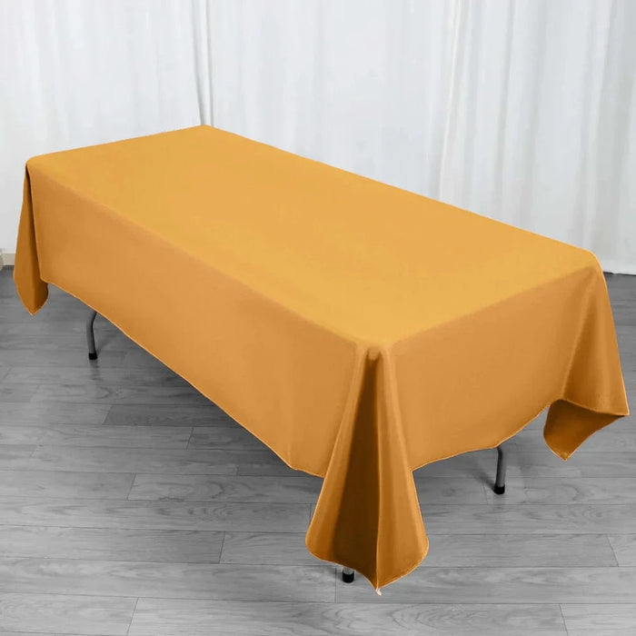 60x102" Premium Polyester Rectangular Tablecloth Wedding Table Linens