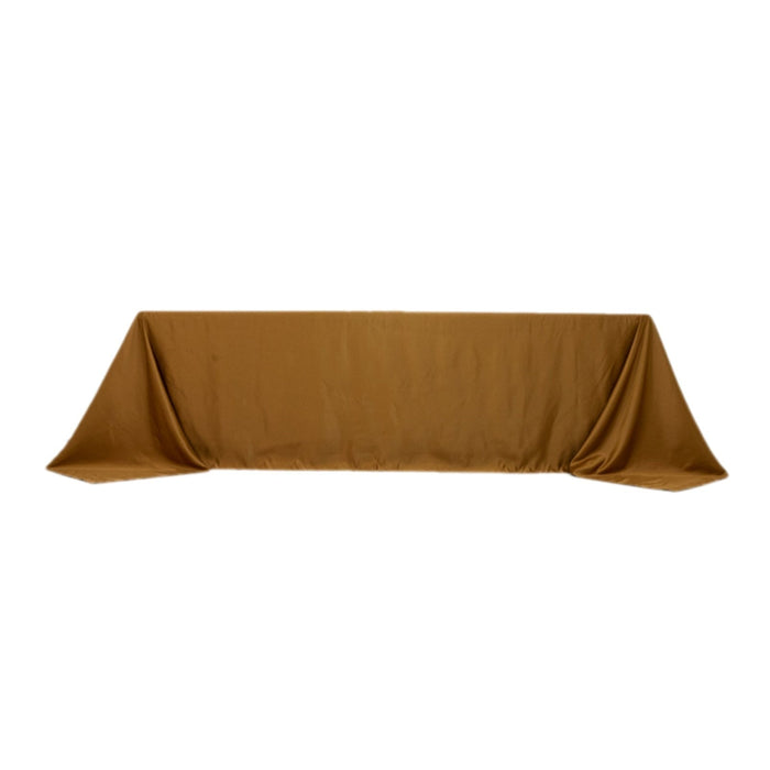 90" x 156" Lamour Satin Rectangular Tablecloth